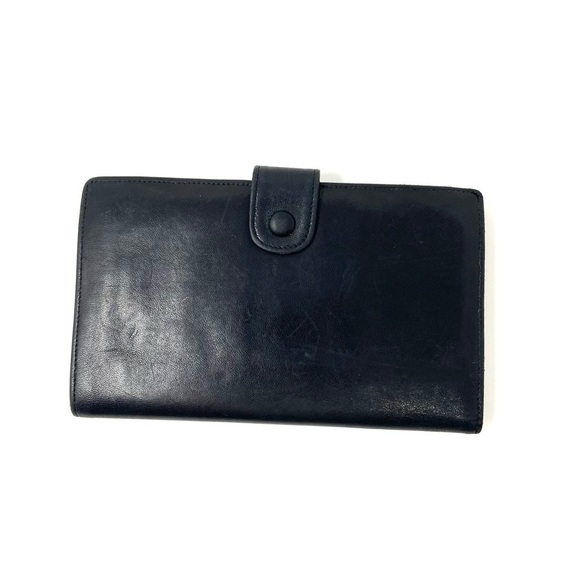 Vintage Chanel Black Lambskin CC Long Wallet – 90s, Authentic, Made In France - Picture 8 of 9